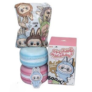 Authentic POP MART The Monsters EXCITING MACARON SEA SALT COCONUT Labubu